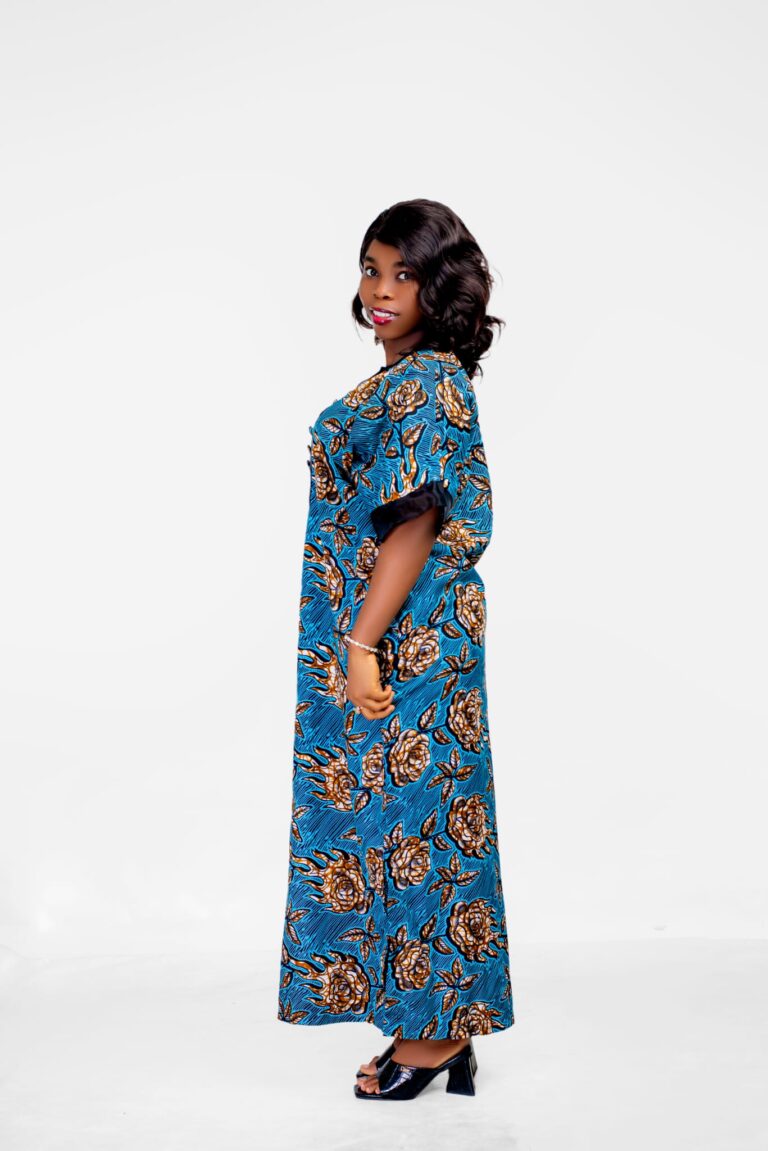 The Cobalt Heritage Kaftan