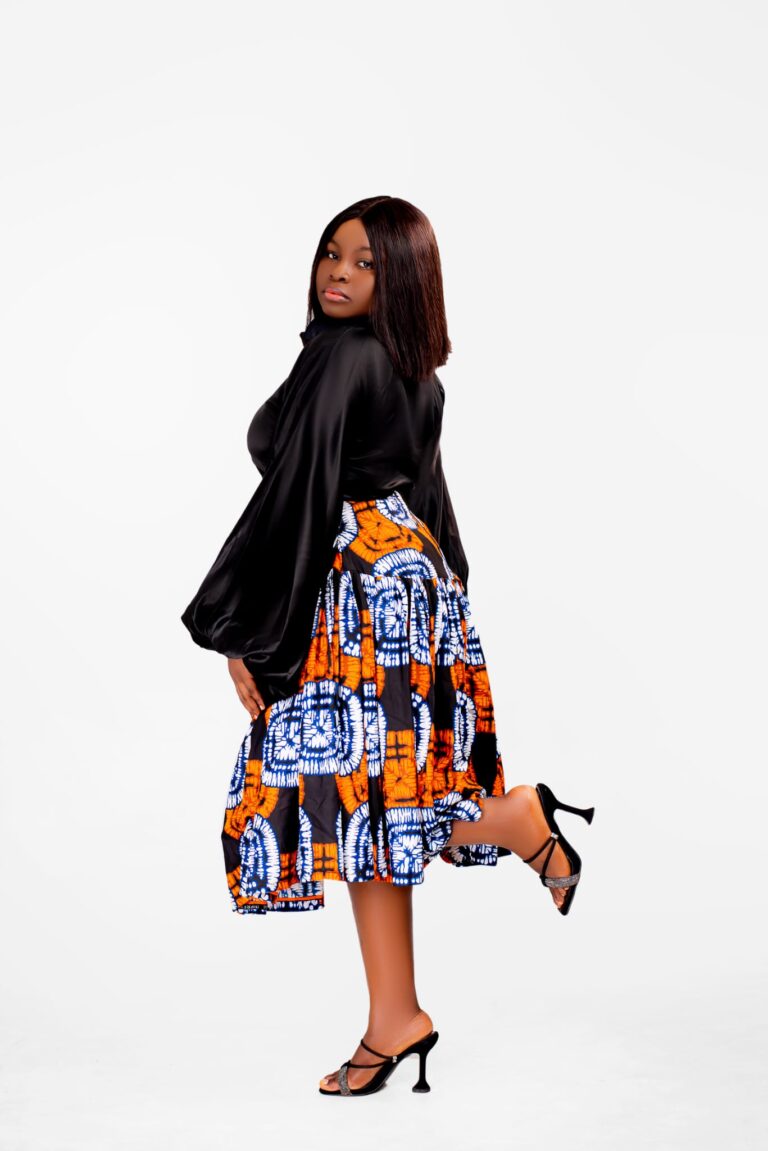 The Midnight Mosaic Skirt Set