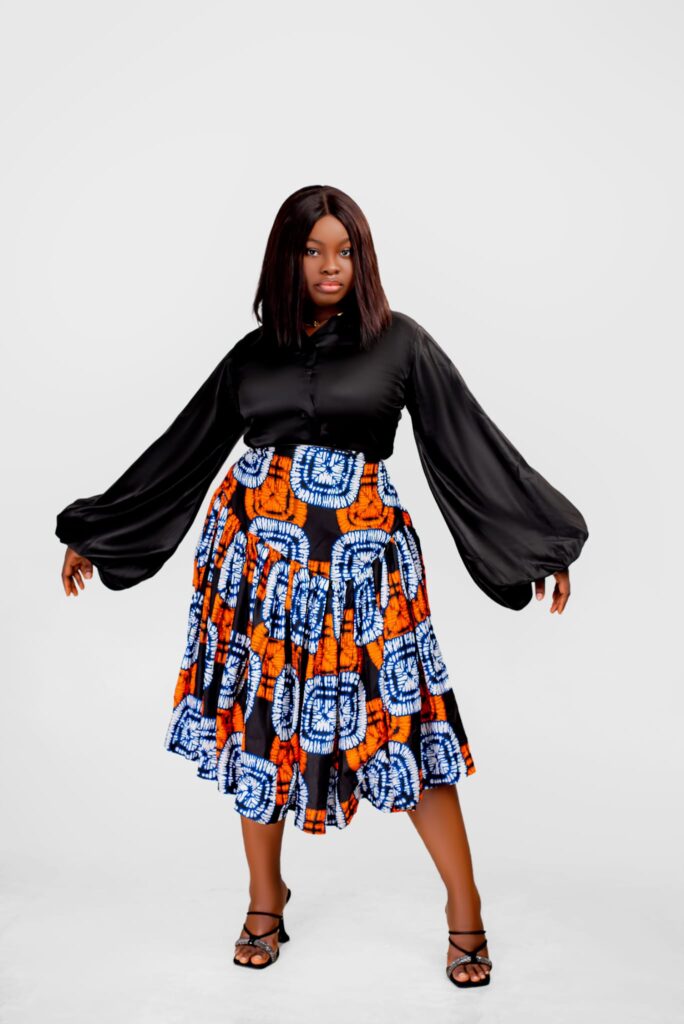 The Midnight Mosaic Skirt Set